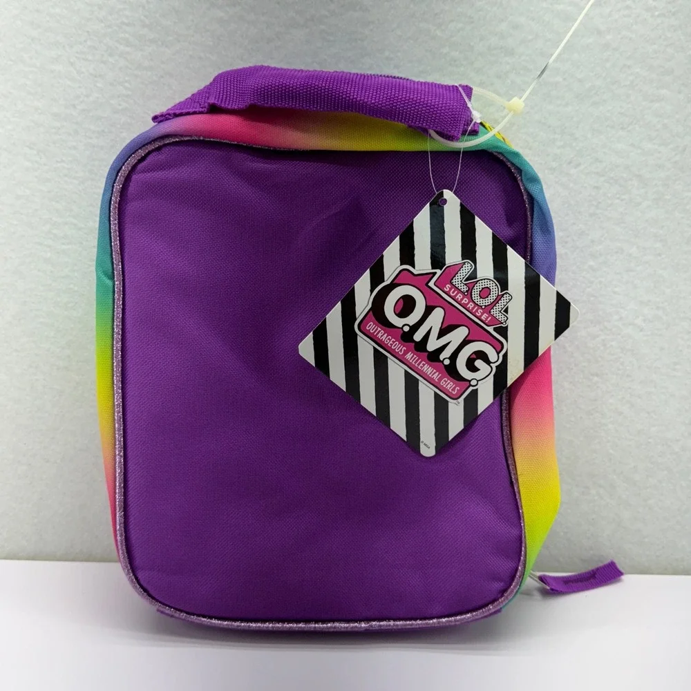 LOL Surprise‎ OMG Dolls Rainbow Lunch Bag Box New with Tags Girls Kids